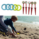 Maxbell Kids Rings Toss Game Kids Activities Throwing Rings for Indoor Outdoor Beach Blue Green Rings