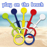 Maxbell Kids Rings Toss Game Kids Activities Throwing Rings for Indoor Outdoor Beach Multi Color Rings