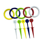Maxbell Kids Rings Toss Game Kids Activities Throwing Rings for Indoor Outdoor Beach Multi Color Rings