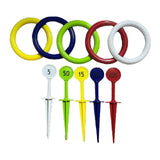 Maxbell Kids Rings Toss Game Kids Activities Throwing Rings for Indoor Outdoor Beach Multi Color Rings