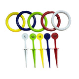 Maxbell Kids Rings Toss Game Kids Activities Throwing Rings for Indoor Outdoor Beach Multi Color Rings