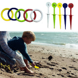 Maxbell Kids Rings Toss Game Kids Activities Throwing Rings for Indoor Outdoor Beach Multi Color Rings