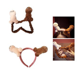 Maxbell Elastic Headband Animal Headdress Cute Party Headwear for Adults Girls Women 18cm