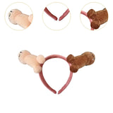 Maxbell Elastic Headband Animal Headdress Cute Party Headwear for Adults Girls Women 30cm