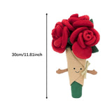 Maxbell Roses Plush Bouquet Cute Stuffed Flower for Festival Decoration Party Favors