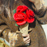 Maxbell Roses Plush Bouquet Cute Stuffed Flower for Festival Decoration Party Favors