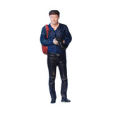 Maxbell 1/64 Diorama Stylish Figure People Model for DIY Project Dollhouse Accessory Backpack Man