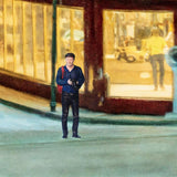 Maxbell 1/64 Diorama Stylish Figure People Model for DIY Project Dollhouse Accessory Backpack Man