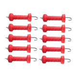 Maxbell 10Pcs Electric Fence Spring Gate Handle Insulators for Farmer Farm Husbandry