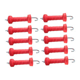Maxbell 10Pcs Electric Fence Spring Gate Handle Insulators for Farmer Farm Husbandry