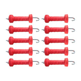 Maxbell 10Pcs Electric Fence Spring Gate Handle Insulators for Farmer Farm Husbandry