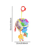 Maxbell Clip on Pram Newborn Baby Toy Sensory Toy for Pushchair 3-6 Months Baby Pram 10 in 1