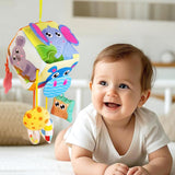 Maxbell Clip on Pram Newborn Baby Toy Sensory Toy for Pushchair 3-6 Months Baby Pram 10 in 1