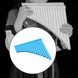 Maxbell 16 Pipe Pan Flute Educational C Key for Performance Musical Gift Music Lover Blue