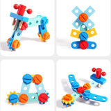 Maxbell Kids Wooden Truck Tool Set Construction Set for Ages 3 4 5 6 Boys Girls Gift