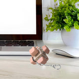 Maxbell Keyboard Fidget Keychain Accessories Decompression Toy for Home Office Party 6 Key