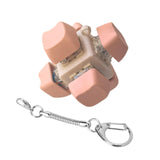 Maxbell Keyboard Fidget Keychain Accessories Decompression Toy for Home Office Party 6 Key