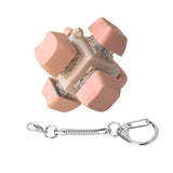 Maxbell Keyboard Fidget Keychain Accessories Decompression Toy for Home Office Party 6 Key