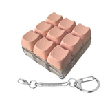 Maxbell Keyboard Fidget Keychain Accessories Decompression Toy for Home Office Party 9 Key