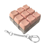 Maxbell Keyboard Fidget Keychain Accessories Decompression Toy for Home Office Party 9 Key