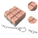 Maxbell Keyboard Fidget Keychain Accessories Decompression Toy for Home Office Party 9 Key