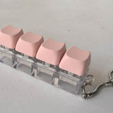 Maxbell Keyboard Fidget Keychain Accessories Decompression Toy for Home Office Party 5 Key