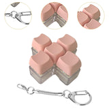 Maxbell Keyboard Fidget Keychain Accessories Decompression Toy for Home Office Party 5 Key