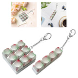 Maxbell Keyboard Fidget Keychain Supplies Gift Keyring Toy for Office Party Birthday 9 Key 6cmx6cmx3cm