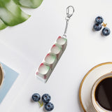 Maxbell Keyboard Fidget Keychain Supplies Gift Keyring Toy for Office Party Birthday 4 Key 8cmx3cmx3cm