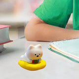 Maxbell Dog Sculpture Cute West Highland White Terrier for Office Thanksgiving Shelf 3.6cmx3.5cm
