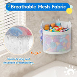Maxbell Bath Toys Organizer Bag Multifunction Wall Mounted for Shower Hotel Wardrobe