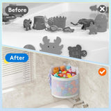 Maxbell Bath Toys Organizer Bag Multifunction Wall Mounted for Shower Hotel Wardrobe