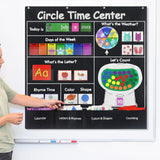 Maxbell Circle Time Learning Chart Numbers Pocket Chart for Kids Homeschool Kids