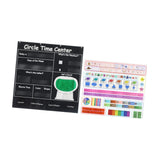 Maxbell Circle Time Learning Chart Numbers Pocket Chart for Kids Homeschool Kids