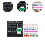 Maxbell Circle Time Learning Chart Numbers Pocket Chart for Kids Homeschool Kids