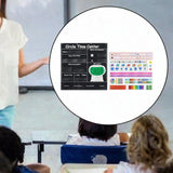 Maxbell Circle Time Learning Chart Numbers Pocket Chart for Kids Homeschool Kids