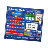Maxbell Classroom Monthly Calendar Pocket Chart Learning for Classroom 38.5''x43.7''