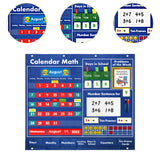 Maxbell Classroom Monthly Calendar Pocket Chart Learning for Classroom 38.5''x43.7''