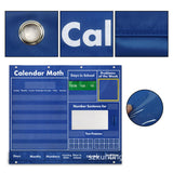 Maxbell Classroom Monthly Calendar Pocket Chart Learning for Classroom 38.5''x43.7''
