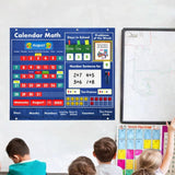 Maxbell Classroom Monthly Calendar Pocket Chart Learning for Classroom 38.5''x43.7''