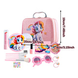 Maxbell 16x Kids Makeup Set Creative Cosmetic Playset for Dress up Halloween Gifts