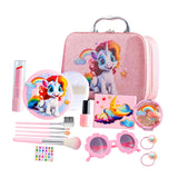 Maxbell 16x Kids Makeup Set Creative Cosmetic Playset for Dress up Halloween Gifts