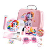 Maxbell 16x Kids Makeup Set Creative Cosmetic Playset for Dress up Halloween Gifts