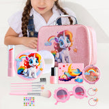 Maxbell 16x Kids Makeup Set Creative Cosmetic Playset for Dress up Halloween Gifts