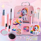 Maxbell 16x Kids Makeup Set Creative Cosmetic Playset for Dress up Halloween Gifts