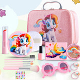 Maxbell 16x Kids Makeup Set Creative Cosmetic Playset for Dress up Halloween Gifts