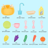 Maxbell Kitchen Sink Toys with Running Water Gifts Play Sink for Children Kids Girls Yellow