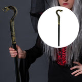 Maxbell Halloween Snake Cane Snakehead Walking Cane Carnival Cosplay