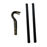 Maxbell Halloween Snake Cane Snakehead Walking Cane Carnival Cosplay