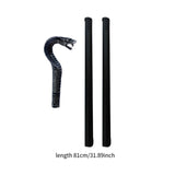 Maxbell Halloween Snake Cane Snakehead Walking Cane Carnival Cosplay